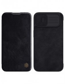 Nillkin Qin Pro Läderfodral iPhone 14 Plus 6.7 2022 Svart
