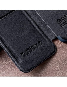 Nillkin Qin Pro Läderfodral iPhone 14 Plus 6.7 2022 Svart