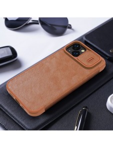 Nillkin Qin Pro Läderfodral iPhone 14 Plus 6.7 2022 Svart