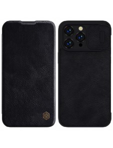 Nillkin Qin Pro Läderfodral iPhone 14 Pro 6.1 2022 Svart
