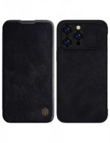 Nillkin Qin Pro Läderfodral iPhone 14 Pro 6.1 2022 Svart