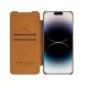 Nillkin Qin Pro Läderfodral iPhone 14 Pro 6.1 2022 Brun