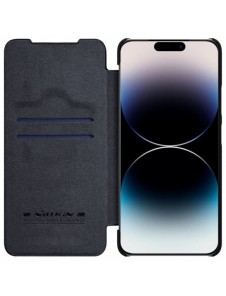 Nillkin Qin Pro Läderfodral iPhone 14 Pro Max 6.7 2022 Svart