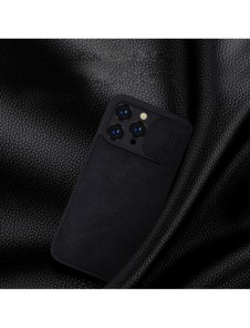 Nillkin Qin Pro Läderfodral iPhone 14 Pro Max 6.7 2022 Svart