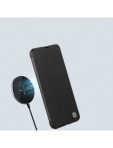 Nillkin Qin Pro Läderfodral-enligt läder iPhone 14 6.1 2022 Classic Black