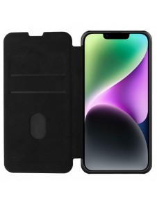 Nillkin Qin Pro Läderfodral-enligt läder iPhone 14 Plus 6.7 2022 Classic Black