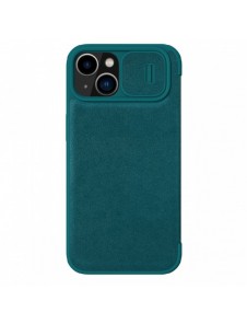 Nillkin Qin Pro Läderfodral-enligt läder iPhone 14 Plus 6.7 2022 Exuberant Green