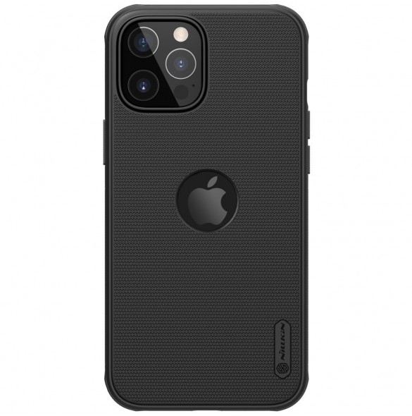Nillkin Super Frosted Shield Fodral + stöd för iPhone 12 Pro Max svart
