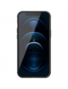 Nillkin Super Frosted Shield Fodral + stöd för iPhone 12 Pro Max svart