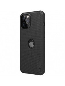 Nillkin Super Frosted Shield Fodral + stöd för iPhone 12 Pro Max svart