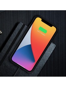 Nillkin Super Frosted Shield Fodral + stöd för iPhone 12 Pro Max svart