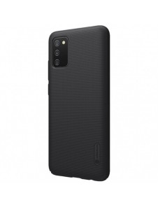 Nillkin Super Frosted Shield Fodral + stöd för Samsung Galaxy A02s EU svart