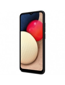 Nillkin Super Frosted Shield Fodral + stöd för Samsung Galaxy A02s EU svart
