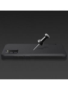 Nillkin Super Frosted Shield Fodral + stöd för Samsung Galaxy A02s EU svart