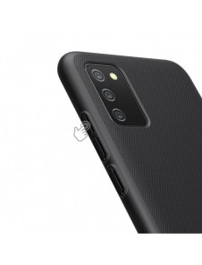 Nillkin Super Frosted Shield Fodral + stöd för Samsung Galaxy A02s EU svart