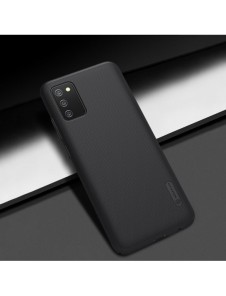 Nillkin Super Frosted Shield Fodral + stöd för Samsung Galaxy A02s EU svart