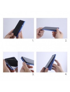 Nillkin Super Frosted Shield Fodral + stöd för Samsung Galaxy A02s EU svart