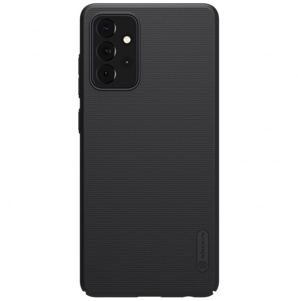 Nillkin Super Frosted Shield Fodral + stöd för Samsung Galaxy A72 4G svart
