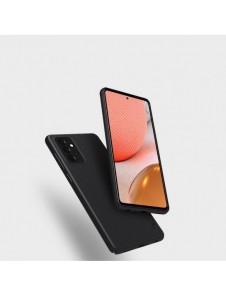 Nillkin Super Frosted Shield Fodral + stöd för Samsung Galaxy A72 4G svart