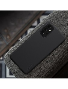 Nillkin Super Frosted Shield Fodral + stöd för Samsung Galaxy A72 4G svart