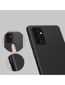 Nillkin Super Frosted Shield Fodral + stöd för Samsung Galaxy A72 4G svart