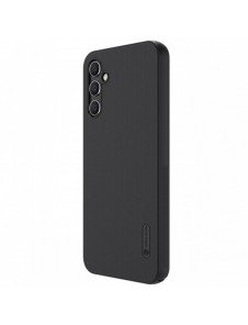 Nillkin Super Frosted Shield-fodral för Samsung Galaxy A14 5G / Galaxy A14-skal + telefonställ svart