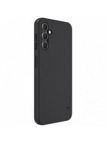 Nillkin Super Frosted Shield-fodral för Samsung Galaxy A14 5G / Galaxy A14-skal + telefonställ svart
