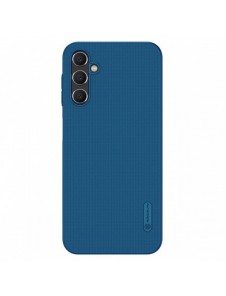 Nillkin Super Frosted Shield-fodral för Samsung Galaxy A14 5G / Galaxy A14-skal + telefonstativ blå