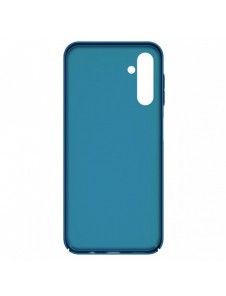 Nillkin Super Frosted Shield-fodral för Samsung Galaxy A14 5G / Galaxy A14-skal + telefonstativ blå