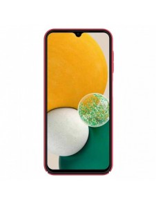 Nillkin Super Frosted Shield-fodral för Samsung Galaxy A14 5G / Galaxy A14-skal + telefonställ rött