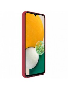 Nillkin Super Frosted Shield-fodral för Samsung Galaxy A14 5G / Galaxy A14-skal + telefonställ rött