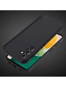 Nillkin Super Frosted Shield-fodral för Samsung Galaxy A14 5G / Galaxy A14-skal + telefonställ rött