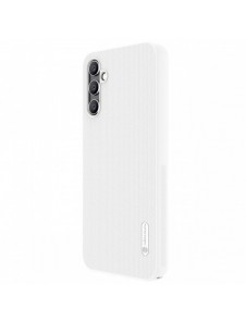 Nillkin Super Frosted Shield-fodral för Samsung Galaxy A14 5G / Galaxy A14-skal + telefonställ vit