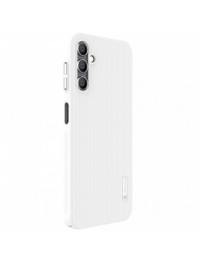 Nillkin Super Frosted Shield-fodral för Samsung Galaxy A14 5G / Galaxy A14-skal + telefonställ vit