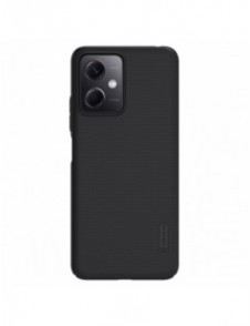 Nillkin Super Frosted Shield-fodral för Xiaomi Redmi Note 12 5G / Poco X5 5G skal + telefonställ svart
