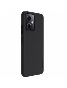 Nillkin Super Frosted Shield-fodral för Xiaomi Redmi Note 12 5G / Poco X5 5G skal + telefonställ svart