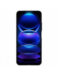 Nillkin Super Frosted Shield-fodral för Xiaomi Redmi Note 12 5G / Poco X5 5G skal + telefonställ svart