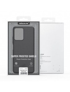 Nillkin Super Frosted Shield-fodral för Xiaomi Redmi Note 12 5G / Poco X5 5G skal + telefonställ svart