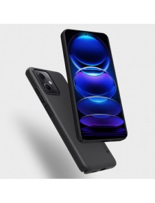 Nillkin Super Frosted Shield-fodral för Xiaomi Redmi Note 12 5G / Poco X5 5G skal + telefonställ svart