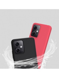 Nillkin Super Frosted Shield-fodral för Xiaomi Redmi Note 12 5G / Poco X5 5G skal + telefonställ svart