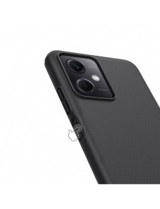 Nillkin Super Frosted Shield-fodral för Xiaomi Redmi Note 12 5G / Poco X5 5G skal + telefonställ svart