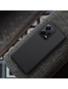 Nillkin Super Frosted Shield-fodral till Xiaomi Redmi Note 12 Pro / Poco X5 Pro 5G telefonskal svart
