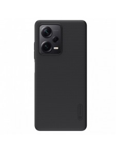 Nillkin Super Frosted Shield-fodral till Xiaomi Redmi Note 12 Pro+ skal + telefonställ svart