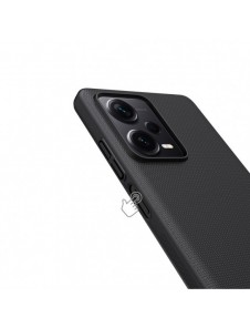Nillkin Super Frosted Shield-fodral till Xiaomi Redmi Note 12 Pro+ skal + telefonställ svart