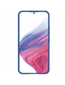 Nillkin Super Frosted Shield Pro-fodral för Samsung Galaxy A54 5G pansarskal + telefonställ blå