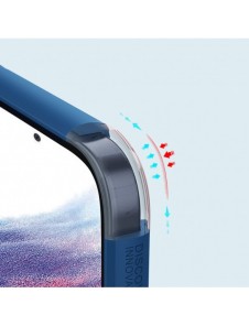 Nillkin Super Frosted Shield Pro-fodral för Samsung Galaxy A54 5G pansarskal + telefonställ blå
