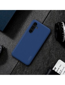 Nillkin Super Frosted Shield Pro-fodral för Samsung Galaxy A54 5G pansarskal + telefonställ blå
