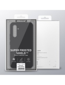 Nillkin Super Frosted Shield Pro-fodral för Samsung Galaxy A54 5G Pansarskal + Telefonställ Grön