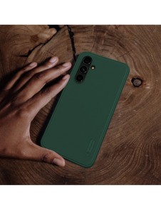 Nillkin Super Frosted Shield Pro-fodral för Samsung Galaxy A54 5G Pansarskal + Telefonställ Grön