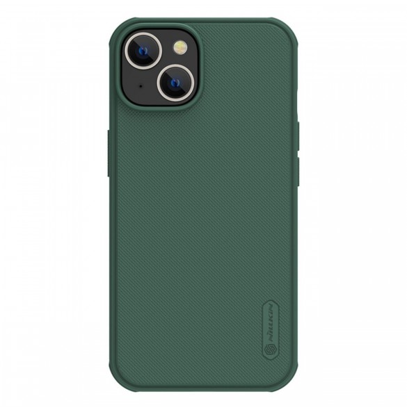 Nillkin Super Frosted Shield Pro fodral iPhone 14 / iPhone 13 bakskal grön